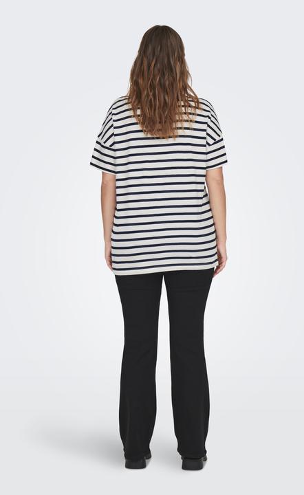 Image du produit Only Coupe normale Col rond Curve Top T-shirt (L)