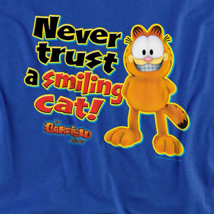 Actual product image Garfield Unisex Adult Smiling T-Shirt (XL)
