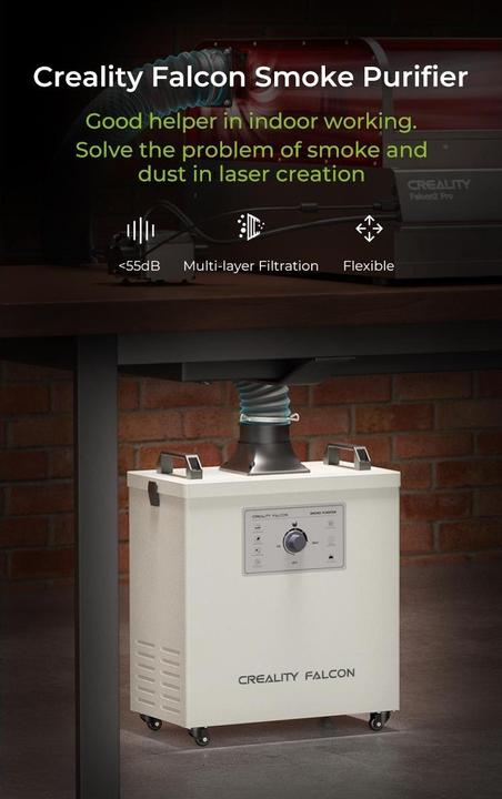 Produktbild Creality Falcon YW200 Rauchabsaugung mit Filter (Reinigung)
