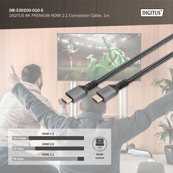 Immagine prodotto Digitus HDMI (Tipo A) - HDMI (Tipo A) (1 m, HDMI)