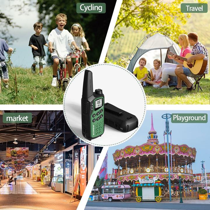Actual product image Baofeng Walkie-Talkie BF-T25E Green (10 km)