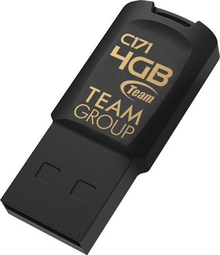 Actual product image Team Electronic C171 USB 2.0 4GB black (4 GB, USB 2.0)