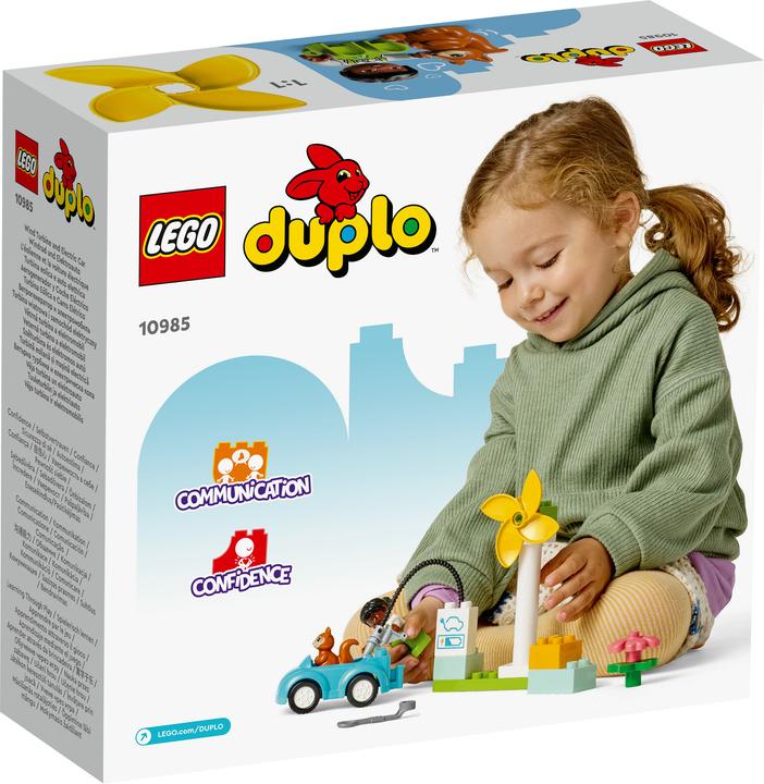 Produktbild LEGO Windrad und Elektroauto (10985)