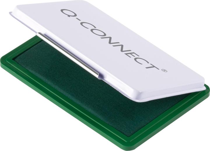 Produktbild Q-Connect Stempelkissen grün, Grösse: 2, Abdruckmass: 110 x 70 mm