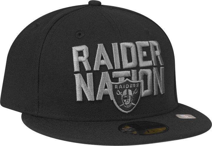 Produktbild New Era 59Fifty Fitted Cap Las Vegas Raiders NATION - 7 7/8 (7 7/8)