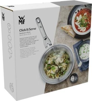 Actual product image WMF Click&Serve sauté pan (24 cm, Frying pan, Stainless steel)