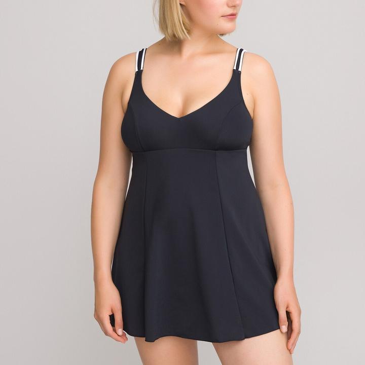 Actual product image La Redoute Collections Swimming costume with integrated skirt (42)