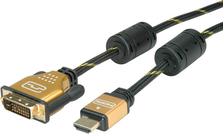 Immagine prodotto Roline Cavo video d'oro (7.50 m, HDMI, DVI)
