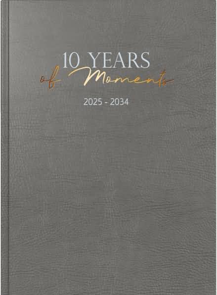 Rido Idé 10-Jahres-Kalender (2025-2034) 10 Years of Moments (A4, Deutsch)