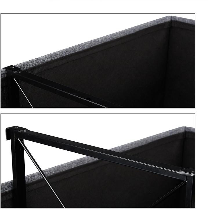 Actual product image Relaxdays Folding Storage Bench, Padded (110 cm)