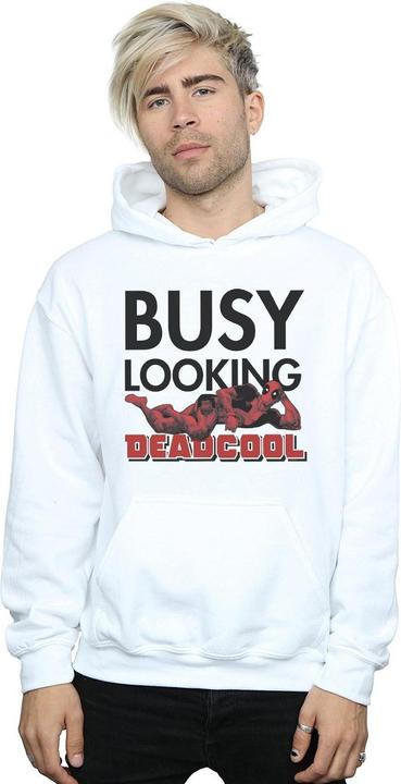 Immagine prodotto Deadpool Busy Looking Deadcool Felpa con Cappuccio Uomo (M)