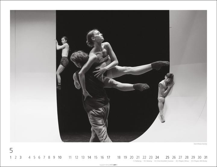 Produktbild Ballettsaal - Stuttgarter Ballett Kalender 2026 (44 x 34 cm, Englisch, Deutsch)