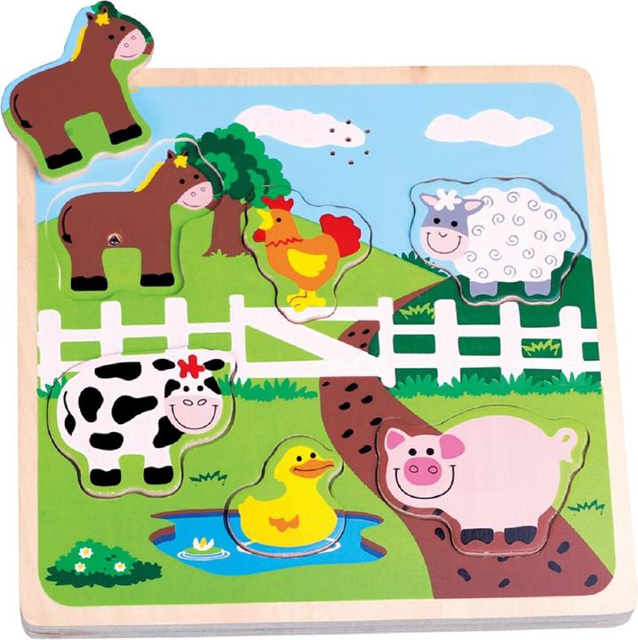 Immagine prodotto Spielba Puzzle Animali da compagnia suono (6 pezzi)