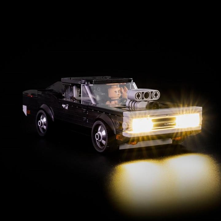 Actual product image Light my bricks LED Light Set for LEGO Speed Champions 1970 Dodge Charger R/T