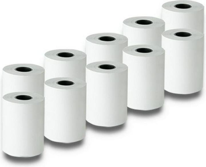 Qoltec 51896 Thermorolle 57 x 20 | 55g/m2 | 10 Stk. | BPA-frei