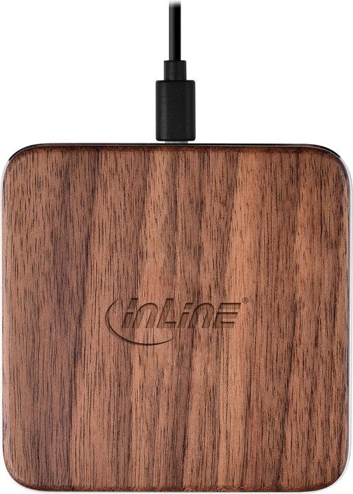 Produktbild InLine Qi woodcharge (10 W)
