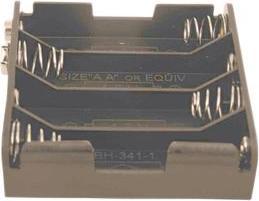 Immagine prodotto Rs Pro Portabatterie per montaggio a scatto per 4 batterie AA