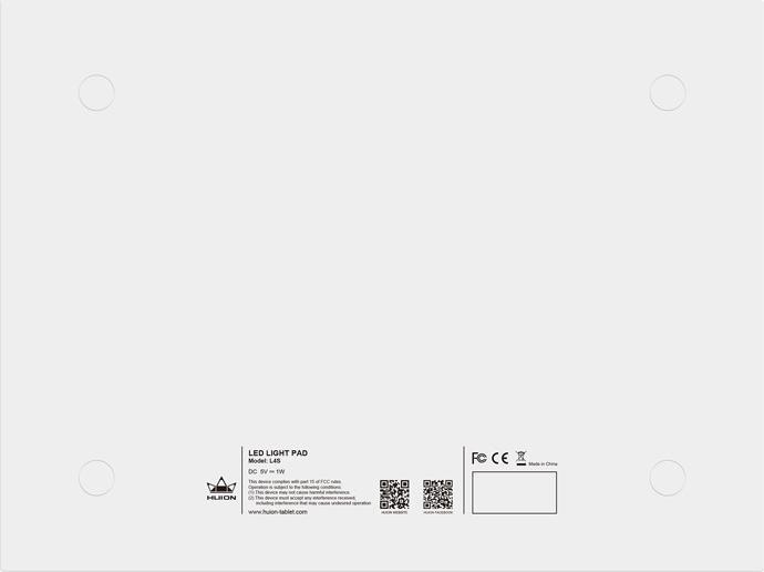 Image du produit Huion Tablette graphique L4S Noir 310 x 210 mm USB