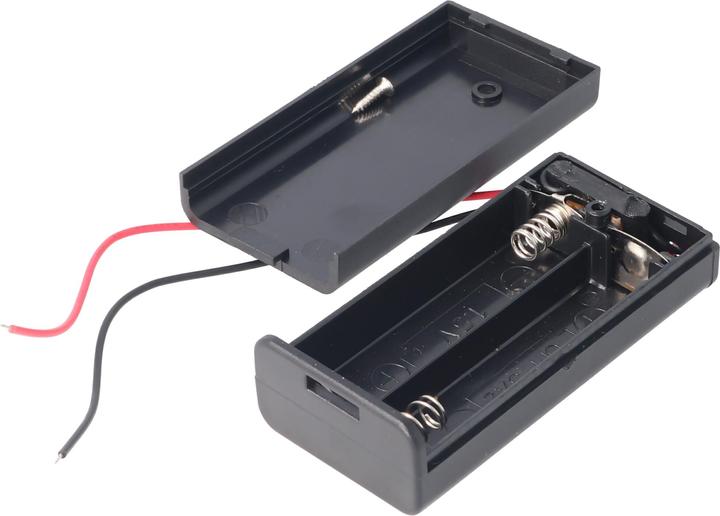 Produktbild XCell Batteriehalter für 2x Mignon AA LR6 Batterie mit An/Aus Schalter