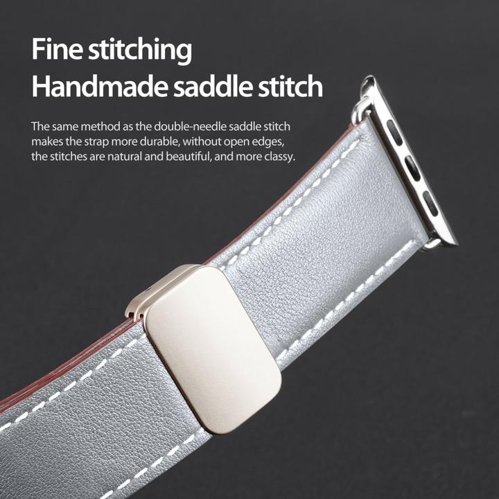 Produktbild Dux Ducis YA Armband (38 mm, 40 mm, 41 mm, Echtleder, Apple Watch Series 1, Apple Watch Series 2, Apple Watch Series 3, Apple Watch Series 4, Apple Watch Series 5, Apple Watch Series 6, Apple Watch Series 7, Apple Watch Series 8, Apple Watch Series 9, Apple Watch SE)