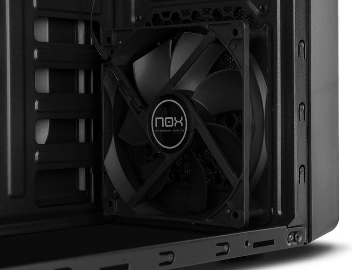 Actual product image Nox Coolbay RX PC Black (ATX, mATX)