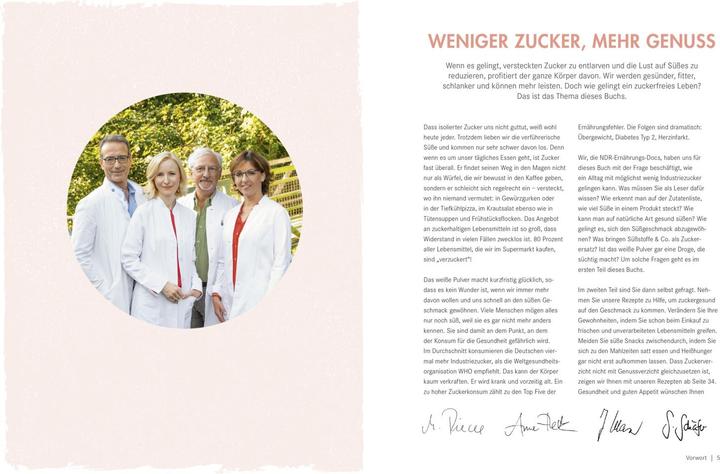 Produktbild Die Ernährungs-Docs - Zuckerfrei gesünder leben (Deutsch, Jörn Klasen, Matthias Riedl, Anne Fleck, 2020)
