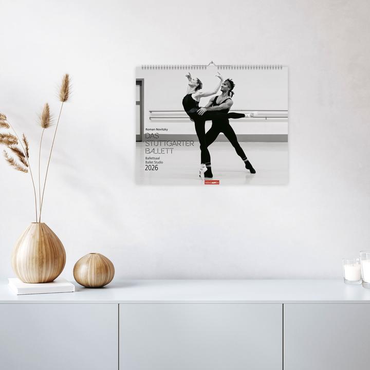Produktbild Ballettsaal - Stuttgarter Ballett Kalender 2026 (44 x 34 cm, Englisch, Deutsch)