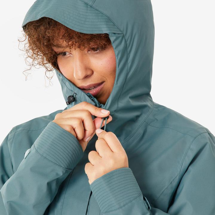 Produktbild Quechua Wanderjacke Damen wasserdicht - NH500 grün (S)