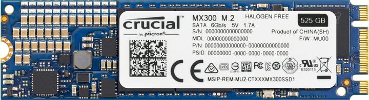 Actual product image Crucial Mx300 (525 GB, M.2)