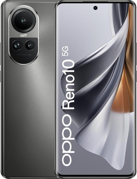 Actual product image OPPO 10 5G (256 GB, Silver Gray, 6.70", Dual SIM, 64 Mpx, 5G)