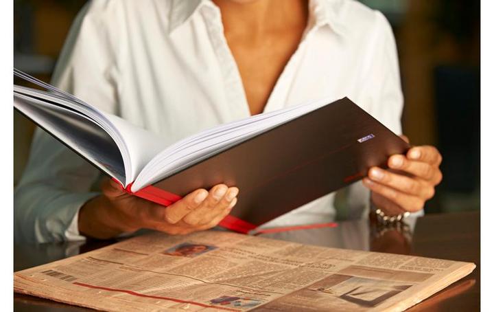 Image du produit Oxford Black 'n Red (A4, Quadrillé, Couverture rigide)