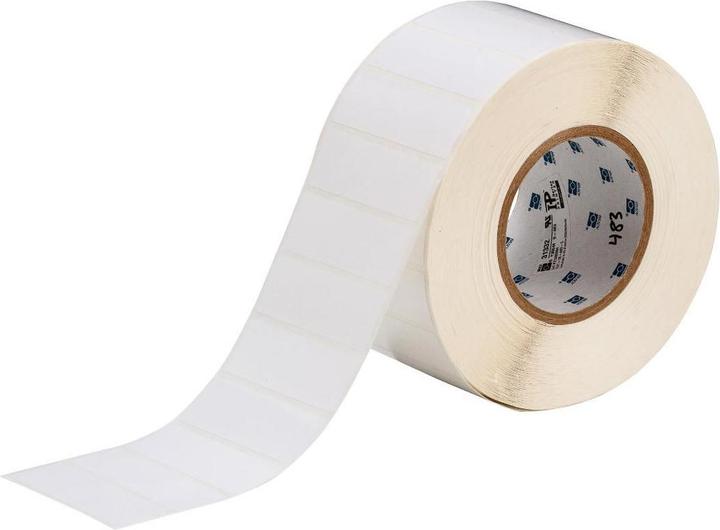 Brady THT-18-422-3, polyester, blanc, brillant, 76.20 x 25.40 mm, permanent (3000 E.)