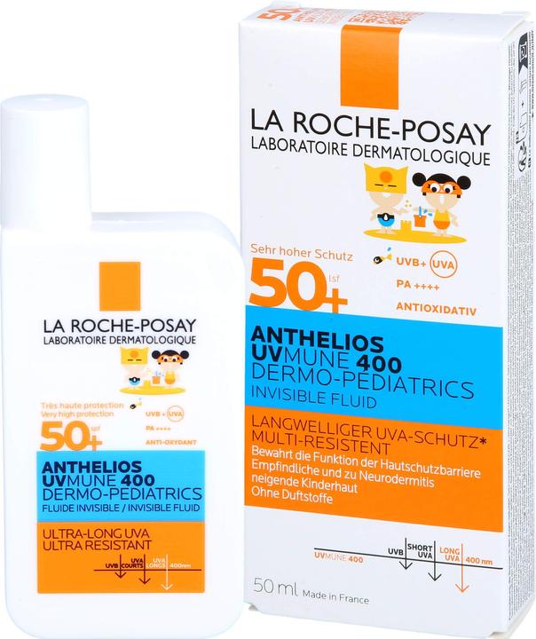 Produktbild La Roche Posay Kids Invisible Fluid UVMune (Sonnenlotion, SPF 50+, 50 ml, 73 g)