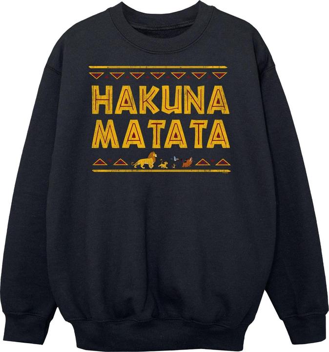 Disney The Lion King Hakuna Matata Sweatshirt Jungen