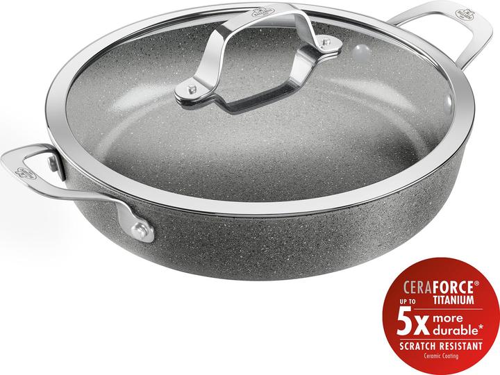 Actual product image Ballarini Salina Ceramic serving pan with lid 28cm (28 cm, Pan set + pot set, Ceramic)