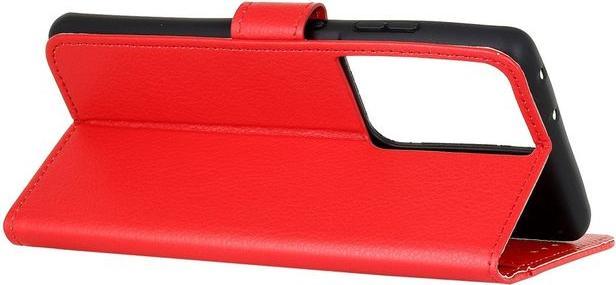 Productafbeelding MU Classic Litchi Leren Boekomslag Serie (Samsung Galaxy S21 Ultra)