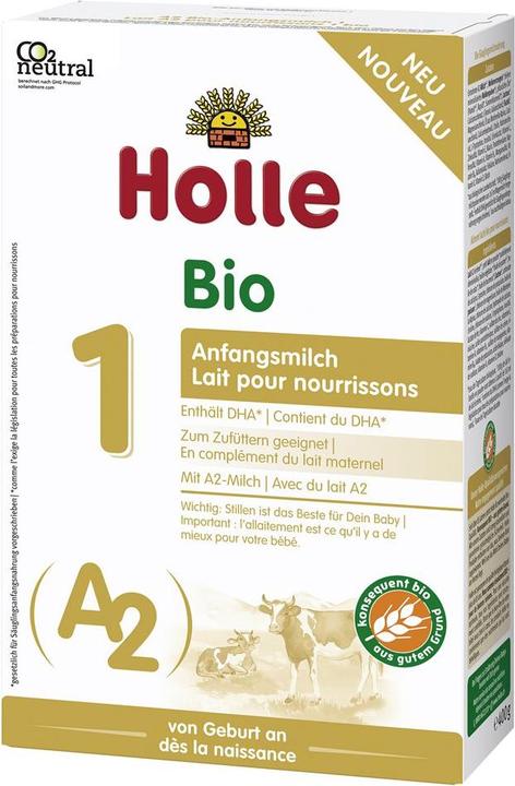 Image du produit Holle A2 Bio-Anfangsmilch 1 (neu) (400 g, jusqu'à 12 M.)