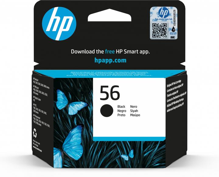 Immagine prodotto HP C 6656 AE Cartuccia d'inchiostro nero n. 56