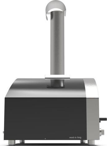 Produktbild Alfa Forni Futuro 4 Pizze Hybrid Silber Schwarz