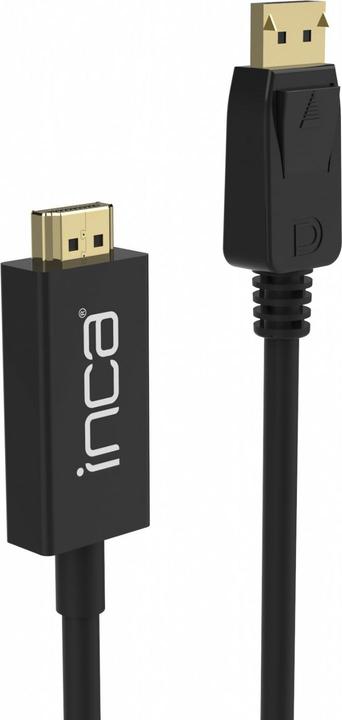 Image du produit Inca DisplayPort vers HDMI,Câble 1,8 m,10,2 Gbit/s (max.) (1.80 m, DisplayPort, HDMI)