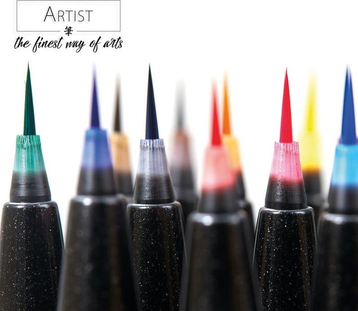 Produktbild Pentel Pinselstift Sign Pen Brush Artist (Rot, 1 x)
