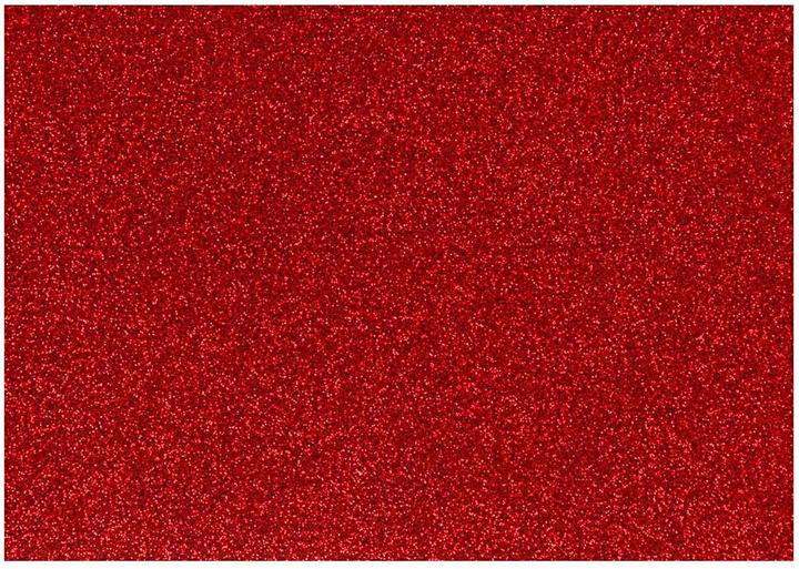 Produktbild Creativ Company Opstrijkfolie Glitter Rood, A5