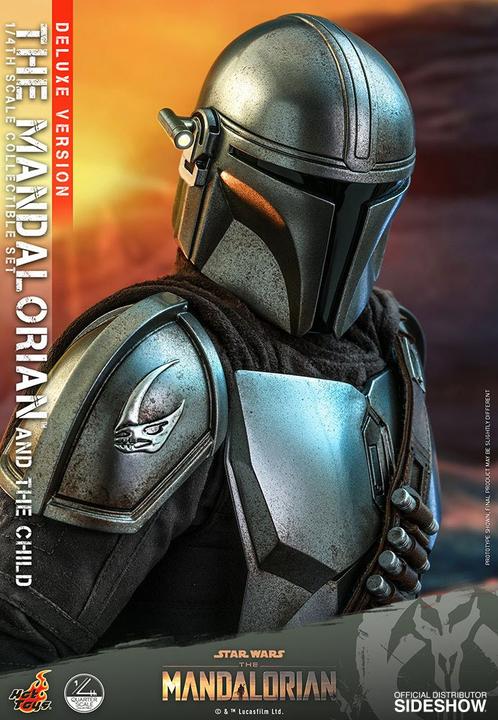 Produktbild Hot Toys Star Wars – The Mandalorian “The Mandalorian & The Child” Deluxe 1/4 Actionfiguren