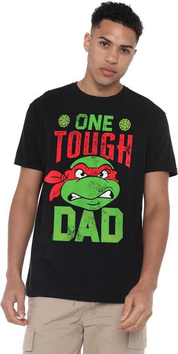 Actual product image Teenage Mutant NT Mens One Tough Dad Fathers Day T-Shirt (XXL)