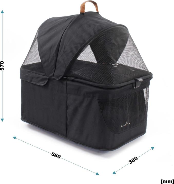 Immagine prodotto Fudajo 2in1 Hundewagen (Cane, Traspirante, Pieghevole)