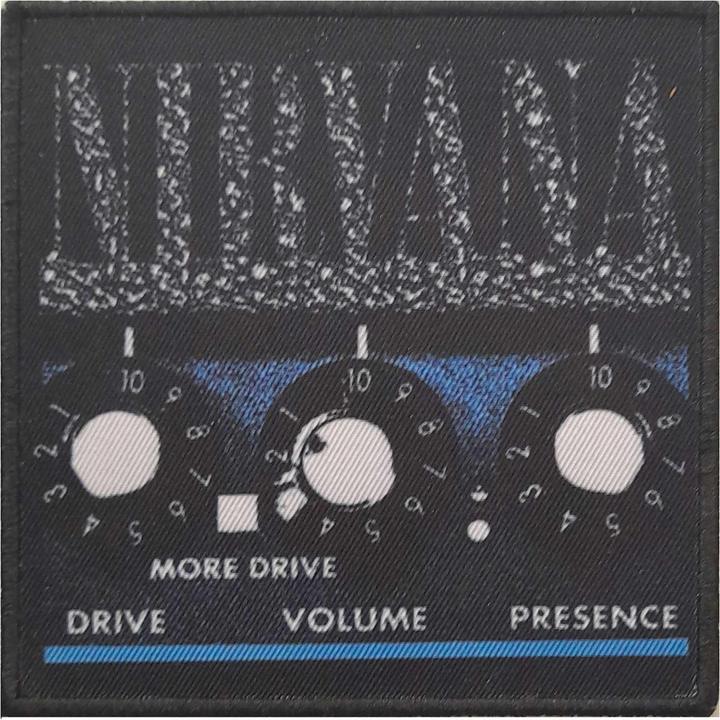 Nirvana Standard size iron-on patch Amp