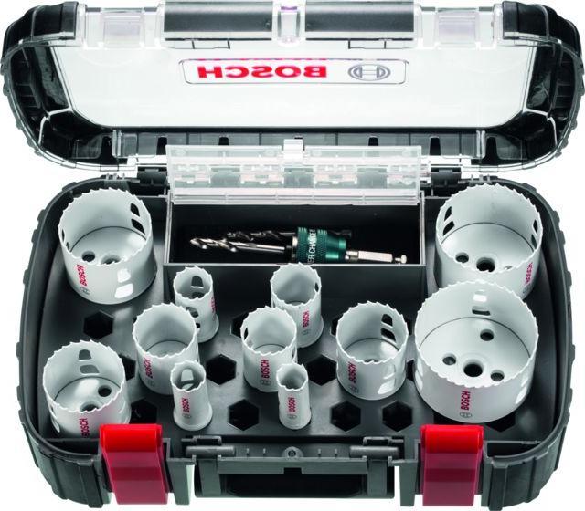 Immagine prodotto Bosch Professional Zubehör Set di seghe a tazza Progressor (20 mm, 22 mm, 25 mm, 32 mm, 35 mm, 40 mm, 44 mm, 76 mm, 60 mm, 68 mm, 51 mm)
