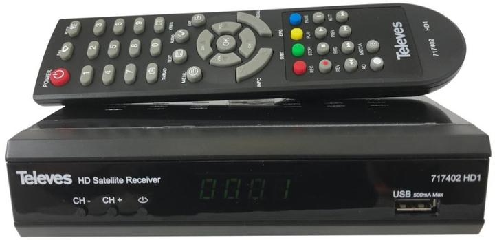 Actual product image Televes HD1 SAT Receiver FTA HD