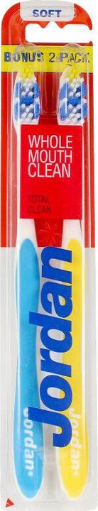 Jordan TOTAL CLEAN cepillo dental #suave 2 uds (Soft, 2 x)