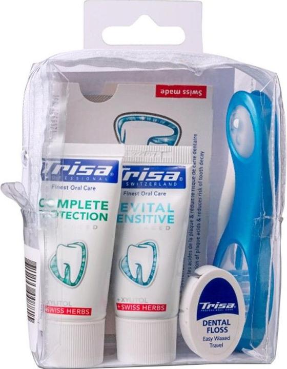 Trisa Travel Set 4-teilig (1 ml, Mundspülung)
